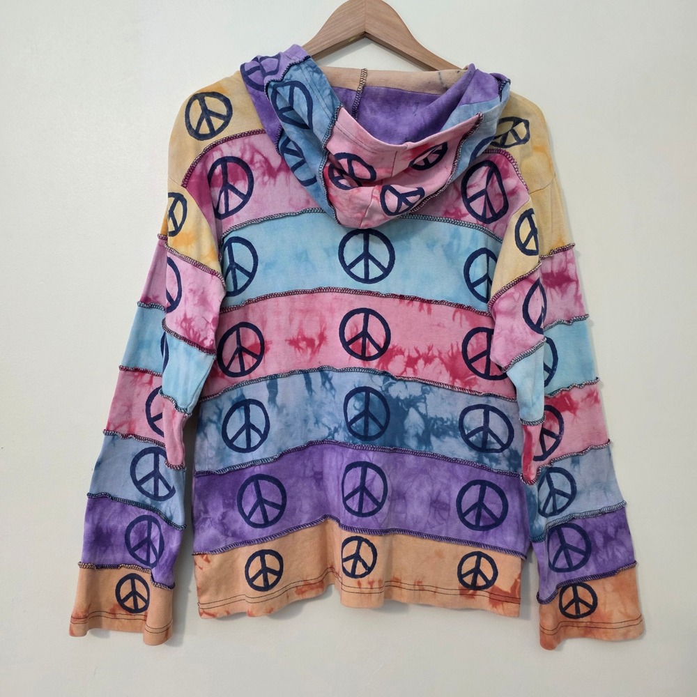 The Collection Royal Patchwork Rainbow Peace Sign… - image 5